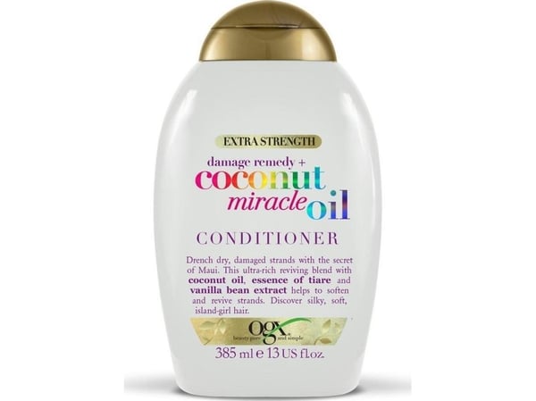 Organix ORGANIX_Coconut Oil Miracle Oil hoitoaine kuiville ja vaurioituneille hiuksille 385ml