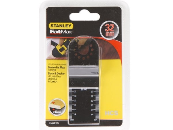 Stanley multicutter klinge - High Carbon Steel til træ og plast, 32x40mm