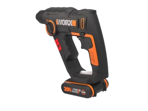 WORX WX390, SDS Plus, Sort, Oransje, Børstet motor, 1,3 cm, 900 RPM, 1,2 J