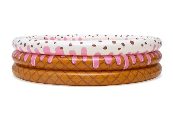 Bestway 51144, Oppblåsbart basseng, 390 l, Rund, 2 år, Flerfarget