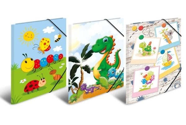 HERMA-kansio A3 Frieda &amp; Friends -kartonki