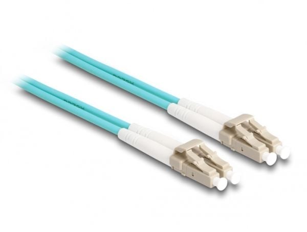 Delock - Nettverkskabel - LC multimodus (hann) til LC multimodus (hann) - 2 m - 3 mm - fiberoptisk - dupleks - 50 / 125 mikroner - OM3 - halogenfri...