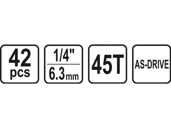 Sthor verktygssats 42 delar (58641)