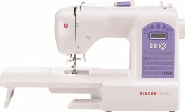 Singer Starlet 6680 - Symaskin - 80 sting - 6 enkeltskrittsknappehull - LCD display