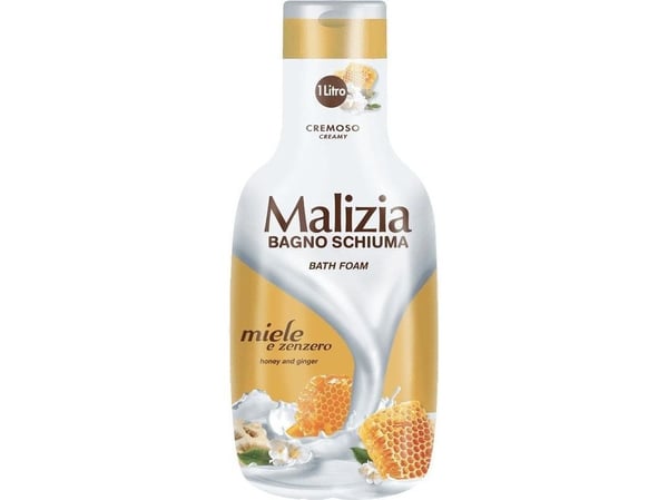 Malizia bade-/dusjgel Honning & ingefær 1 L