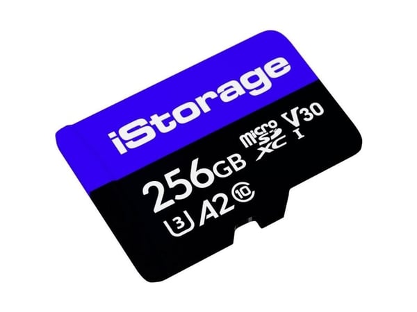 iStorage IS-MSD-1-256, 256 GB, MicroSDXC, Klasse 10, UHS-III, Klasse 3 (U3), V30