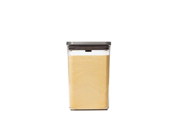 OXO 3118200, Universell Container, 4,2 l, Plast, Silikon, Rustfritt stål, Gjennomsiktig, Avtagbart lokk, Rektangulær
