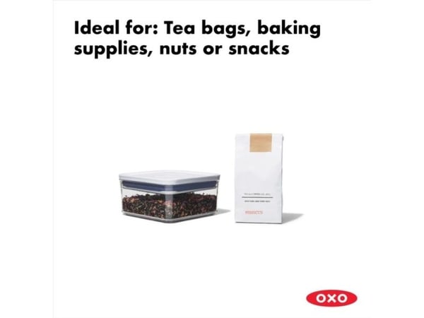OXO 11233700, Universell Container, 1 l, Gjennomsiktig, Avtagbart lokk, firkant, 160 mm