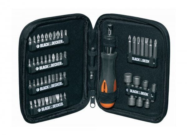 Black &amp; Decker Juodas &amp; Decker Rinkinys ACCESSORIES 56elem.