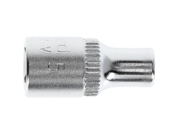 Gedore R41000503, Stikkontakt, 1/4", Metrisk, 1 hoder, 5 mm, Kromvanadiumstål