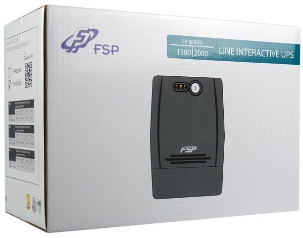 FSP FP 1500 - UPS - AC 110/120/220/230/240 V - 900 Watt - 1500 VA - 9 At - lähtöliittimet: 4