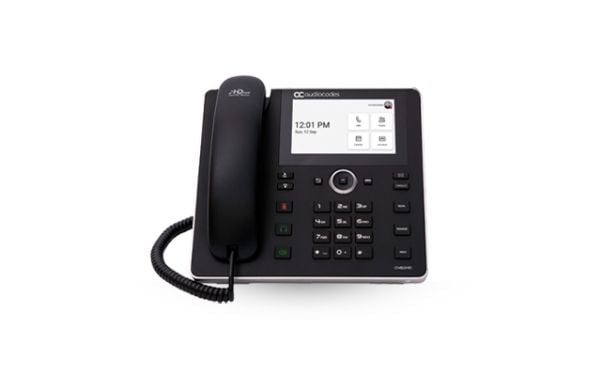 AudioCodes C455HD - VoIP-telefon med anrops-ID - RTCP, RTP, SRTP - 8 linjer