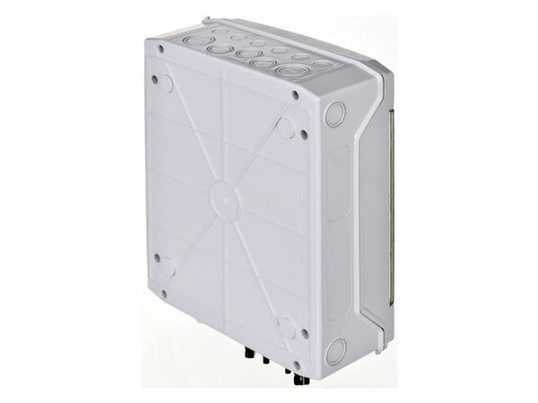 Keno tilkoblingsboks med overspenningsbegrensning DC + AC, 1000V type 2, 2x PV-kjede, 2x MPPT // AC-overspenningsavleder type SH-98 DCAC