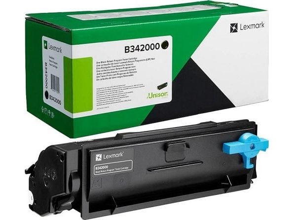 Lexmark B342000, 1500 sivua, Musta, 1 kpl