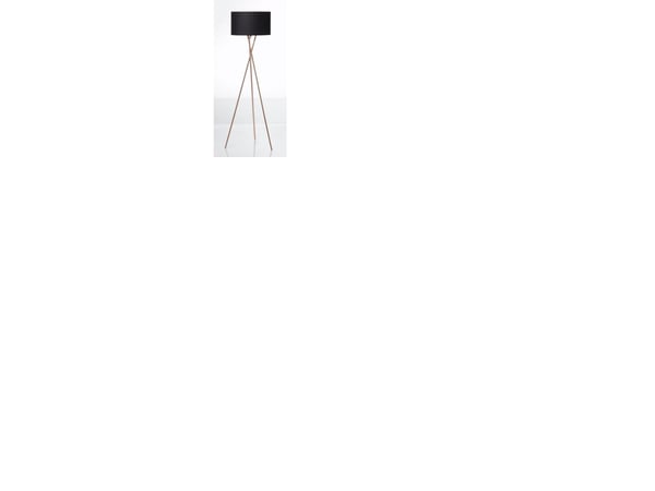 UPTOWN gulvlampe kobber m/svart skjerm