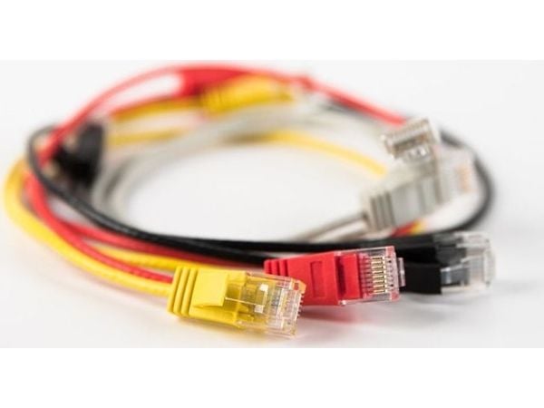 wantec - Koblingskabel - RJ-45 (hann) til RJ-45 (hann) - 1 m - CAT 6a - grønn