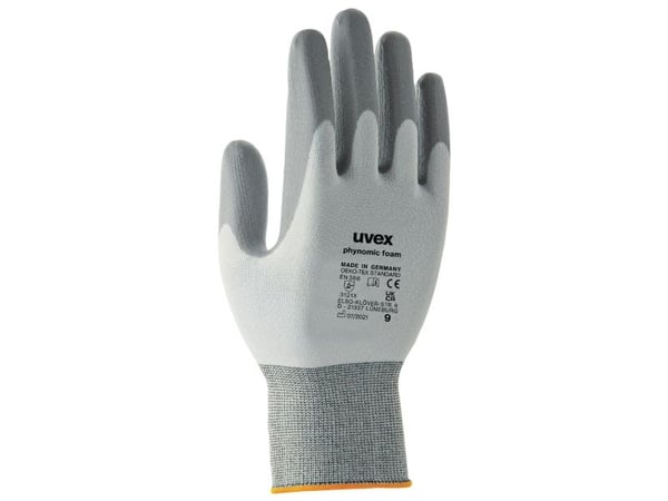 Uvex 6005010, Harmaa, Valkoinen, EUE, Aikuinen, Aikuinen, Unisex, 1 kpl