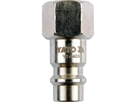 Yato YT-2403, nikkeli, nikkeli, teräs, sisäkierre, 1/4", 1 kpl