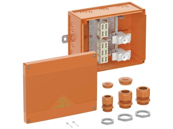 Spelsberg WKE 6 T 2D01 förgreningsdosa (L x B x H) 250 x 200 x 120 mm orange IP66, 1 st