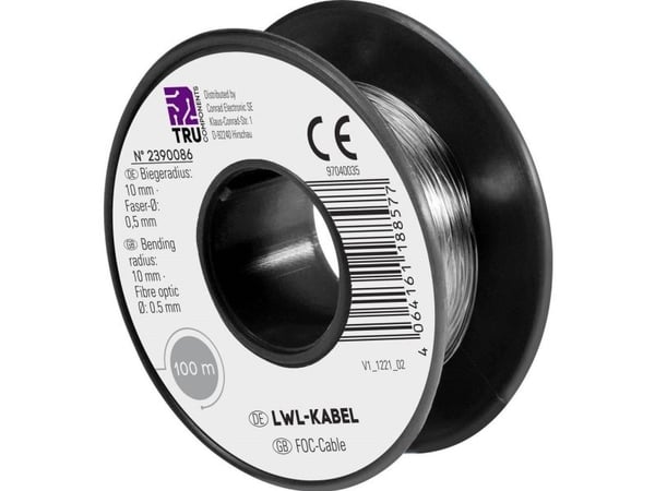 TRU COMPONENTS TC-9560344 POF-kaapeli Simplex 100 m