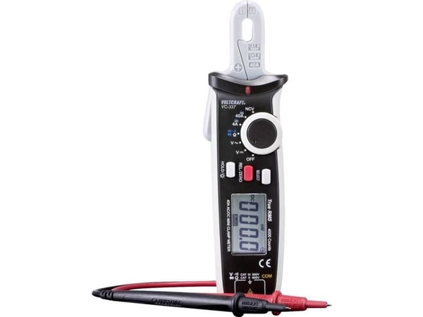 VOLTCRAFT Strømtang Kalibrering efter (ISO) digital CAT III 300 V, CAT II 600 V Visning (counts): 4000
