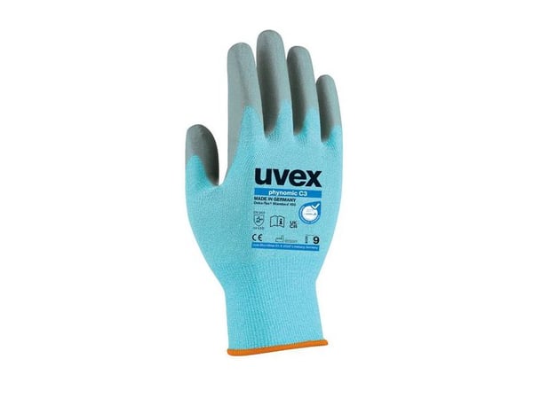 Uvex 6008011, Blå, Grå, Voksen, Unisex, 1 stk, Polyetylen, Elastin, Polyamid