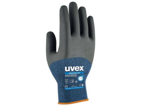 Uvex 6006210, Antrasitt, Blå, Grå, Voksen, Voksen, Unisex, 1 stykker, Elastan, Viskose, Polyamid