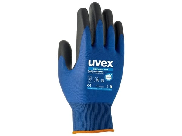 Uvex 6006007, Blå, Grå, Vuxen, Vuxen, Unisex, 1 styck, Elastan, Polyamid