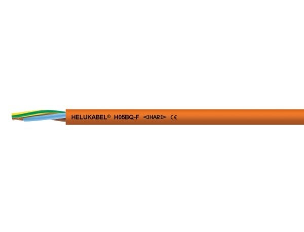 HELUKABEL H05BQ-F, Pienjännitekaapeli, Oranssi, Polyvinyylikloridi (PVC), Polyvinyylikloridi (PVC), Kupari, 500 V