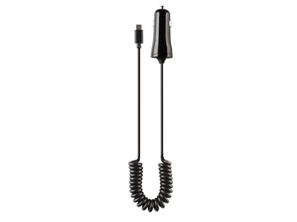 Vivanco Fast Car Charger Set, Automatisk, Cigartenner/lighter, 5 V, 1 m, Sort