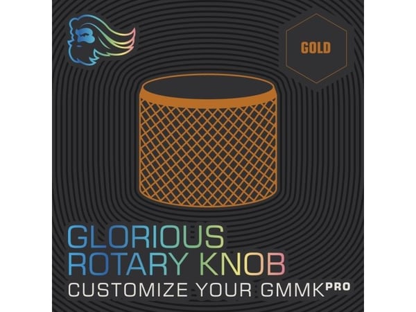 Glorious PC Gaming Race Rotary Knob, Tastaturknapp, 14,5 mm, 1,8 cm, Gull