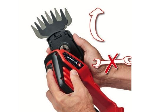 Einhell GE-CG 18/100, 8 mm, 20 cm, 10 cm, Sort, Rød, Lithium-Ion (Li-Ion), 18 V