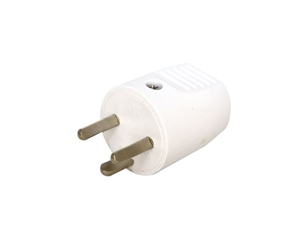 GRIPO stikprop EDB rund lige hvid - 2094101