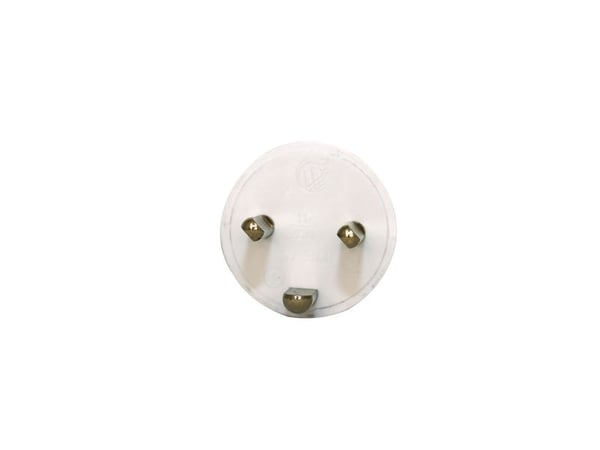 GRIPO stikprop EDB rund lige hvid - 2094101