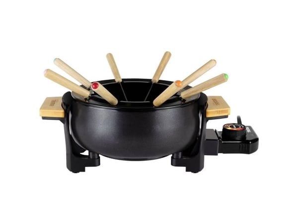 Tristar FO-1108, 8 personer, 1,5 l, Svart, Rund, Rostfritt stål, Rotations-