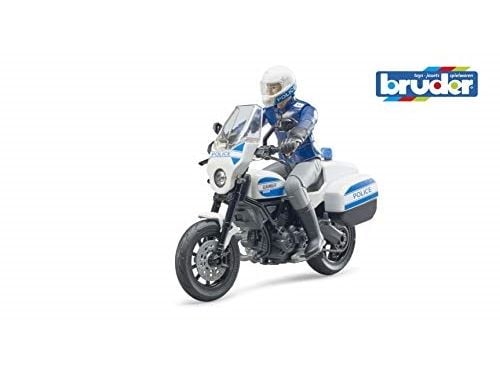 Bruder bworld Ducati Scrambler FT poliisi moottoripyörä lelu