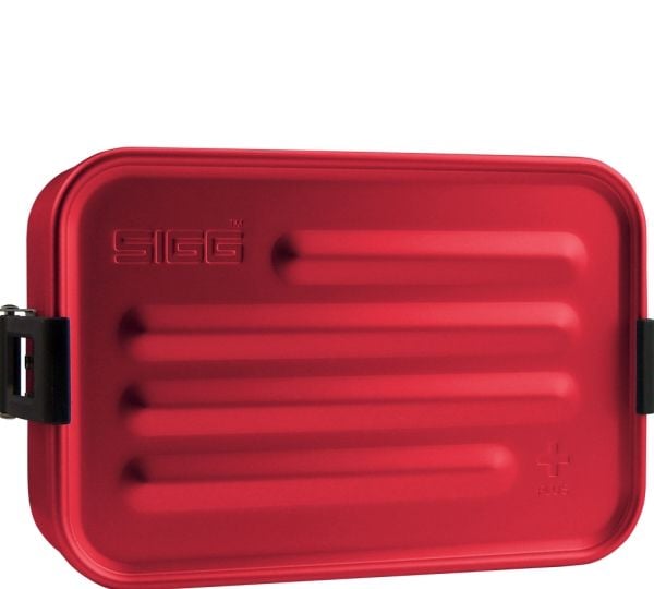 SIGG Plus S, Lounasrasia, Aikuinen, Punainen, Alumiini, Yksivärinen, Suorakulmainen
