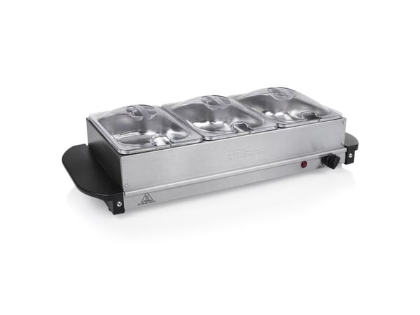 Tristar BP-6283 Buffetserver - 200 W - 230 V - 50 / 60 Hz - Sort - Rustfritt stål - 0,8 m - Rustfritt stål (BP-6283)