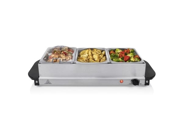 Tristar BP-6283 Buffetserver - 200 W - 230 V - 50 / 60 Hz - Sort - Rustfritt stål - 0,8 m - Rustfritt stål (BP-6283)