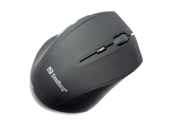 Sandberg Pro - Mus - 5 knapper - trådløs - 2.4 GHz - USB trådløs mottaker