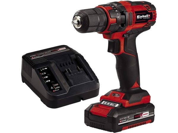 Einhell 4513914, Elektrisk skrutrekker, 18 V, Lithium-Ion (Li-Ion), 185 mm, 63 mm, 188 mm