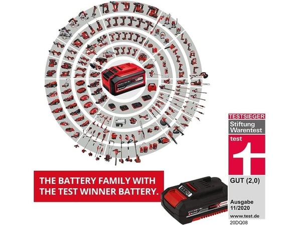 Einhell 4513914, Elektrisk skrutrekker, 18 V, Lithium-Ion (Li-Ion), 185 mm, 63 mm, 188 mm