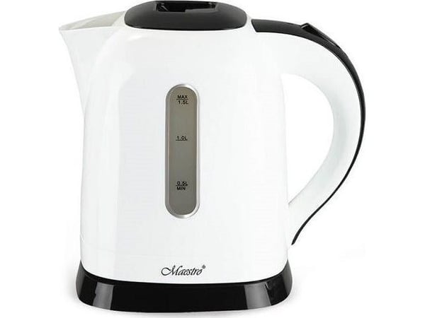 MAESTRO elektrisk vattenkokare 1,5 l MR-034-WHITE