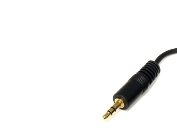 Startech 6 ft. (1.8 m) 3.5mm Audio Cable - 3.5mm Audio Cable - Gold Plated Connectors - Male/Male - Aux Cable (MU6MM) - Lydkabel - mini-phone stere...