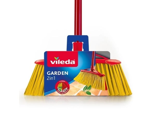 Vileda 4023103105140, Ulkona, Punainen, Keltainen, Kovat harjakset, 1 kpl
