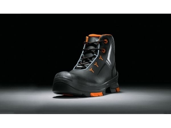 Uvex 65032, Unisex, Voksen, Vernestøvler, Oransje, Sort, ESD, S3, SRC, Lisselukking