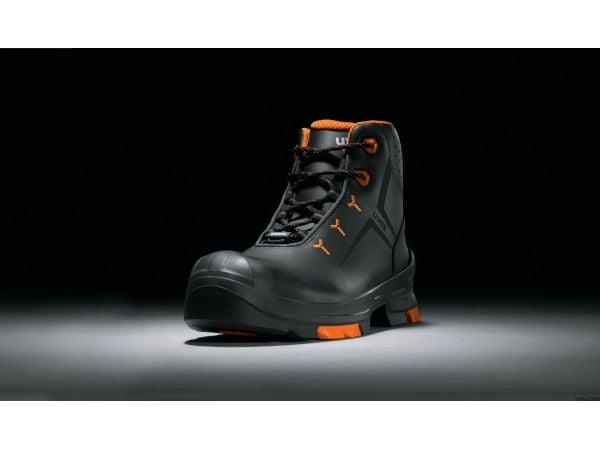 Uvex 65032, Unisex, Voksen, Vernestøvler, Oransje, Sort, ESD, S3, SRC, Lisselukking