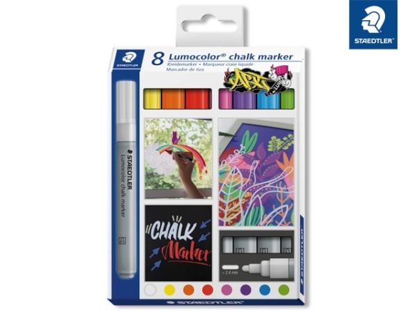 Staedtler 344 C8, Blandade färger, Stifthylsa, 8 styck