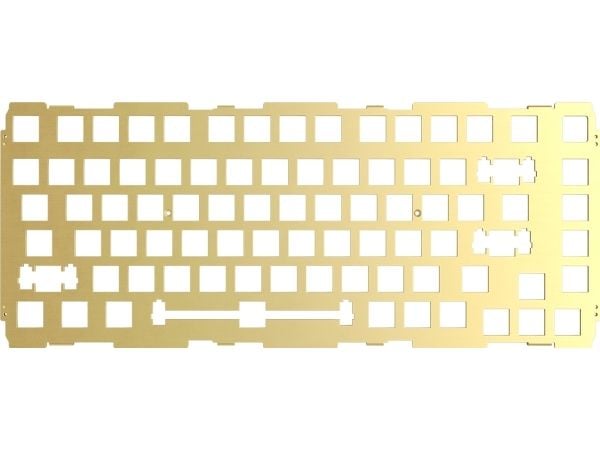 Glorious PC Gaming Race Switch Plate, Keyboard switch plate, Messing, Gull