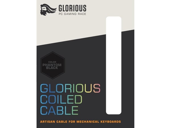 Glorious USB-A - USB-C 1,36 m USB-kabel svart (GLO-CBL-COIL-BLACK)